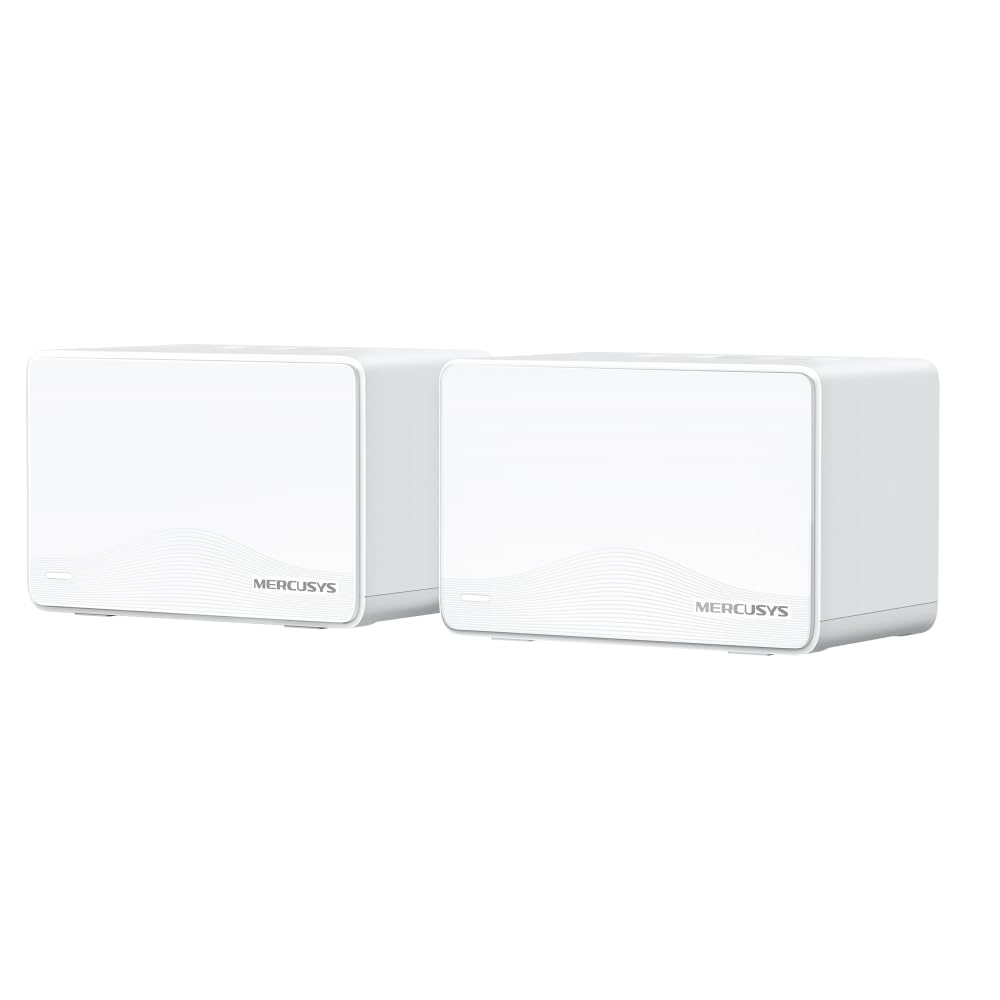 Mercusys BE3600 - Sistema Wi-Fi de 7 mallas para toda la casa, doble banda, 4K-QAM, MLO, 3 puertos Gigabit, itinerancia transparente, juegos y streaming, fácil gestión y configuración de aplicaciones