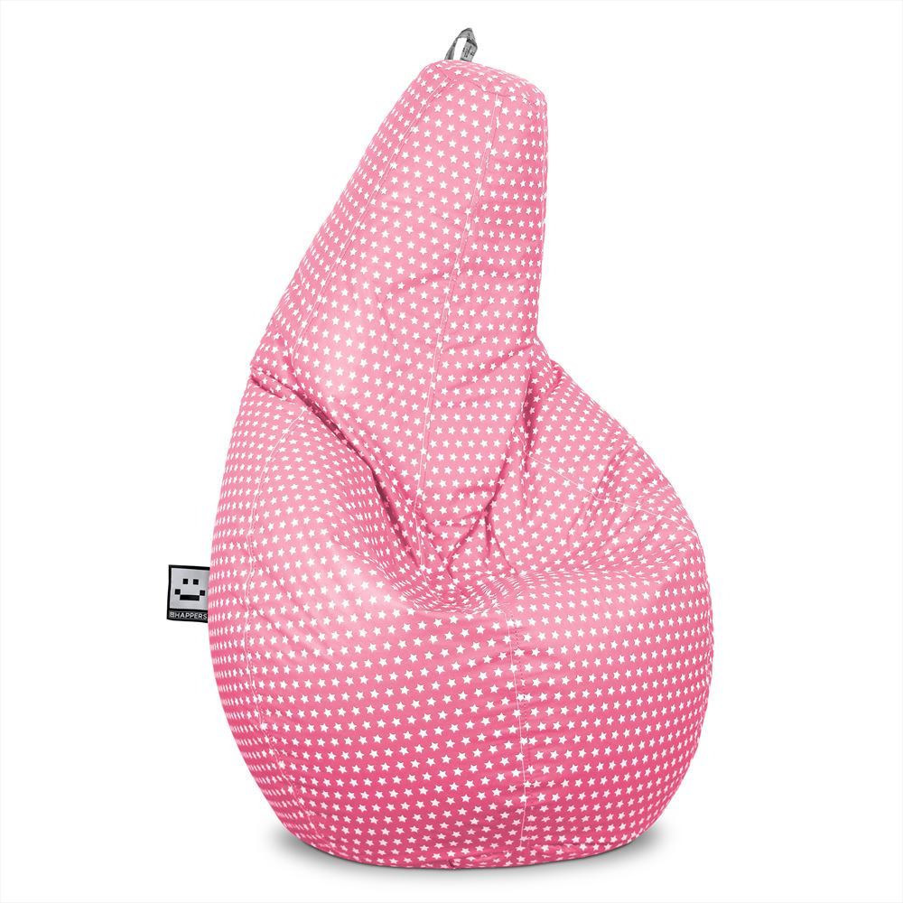 Puff Pera Estampado Stars Rosa HAPPERS - Cómodo, ligero y resistente. Make it Happers®