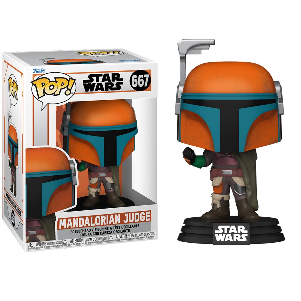 FUNKO POP! EL MANDALORIANO S9 - JUEZ MANDALORIANO,  LICENCIA OFICIAL - 76555, Nº667