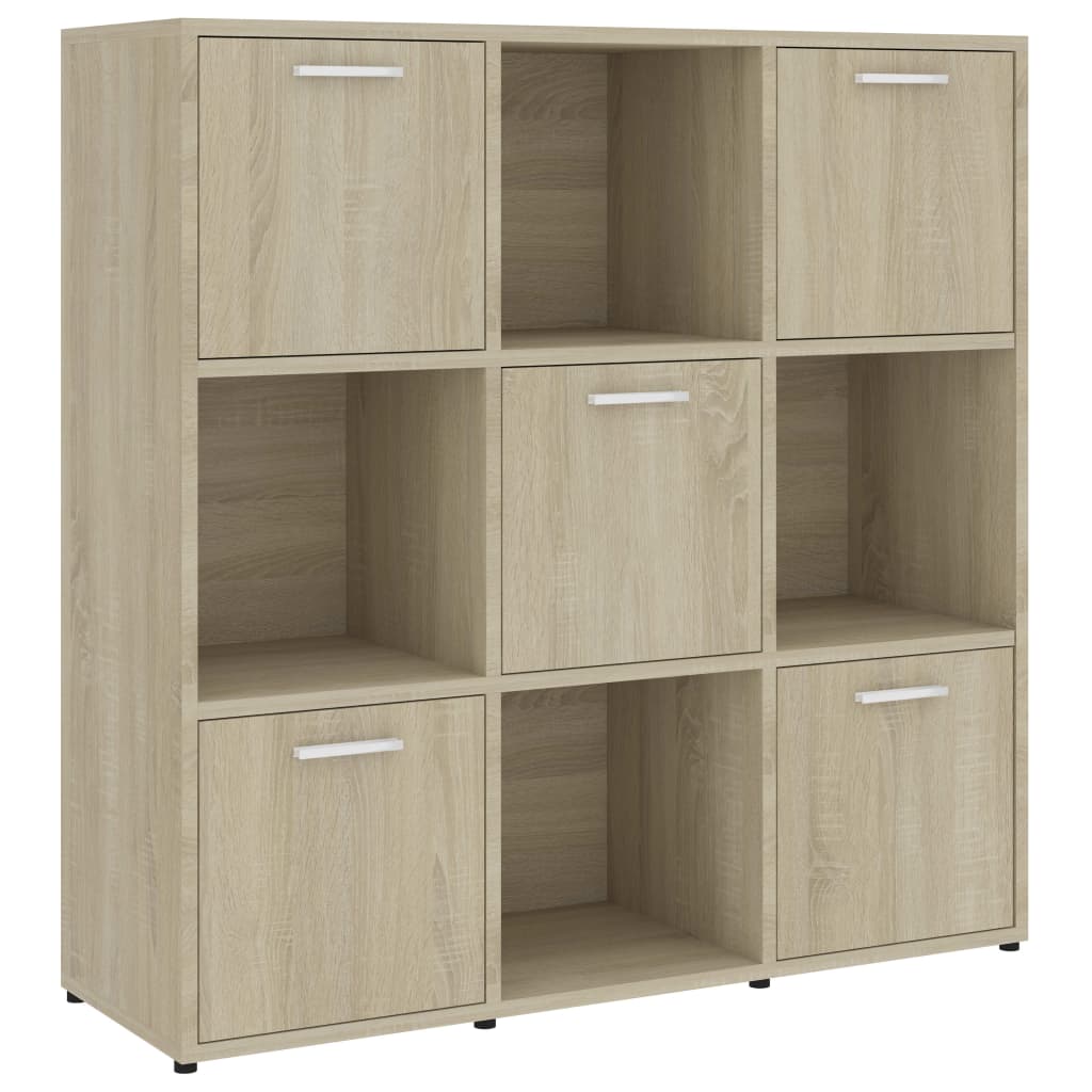 Estantería Vidaxl Madera Contrachapada 90x30x90 Cm Blanco