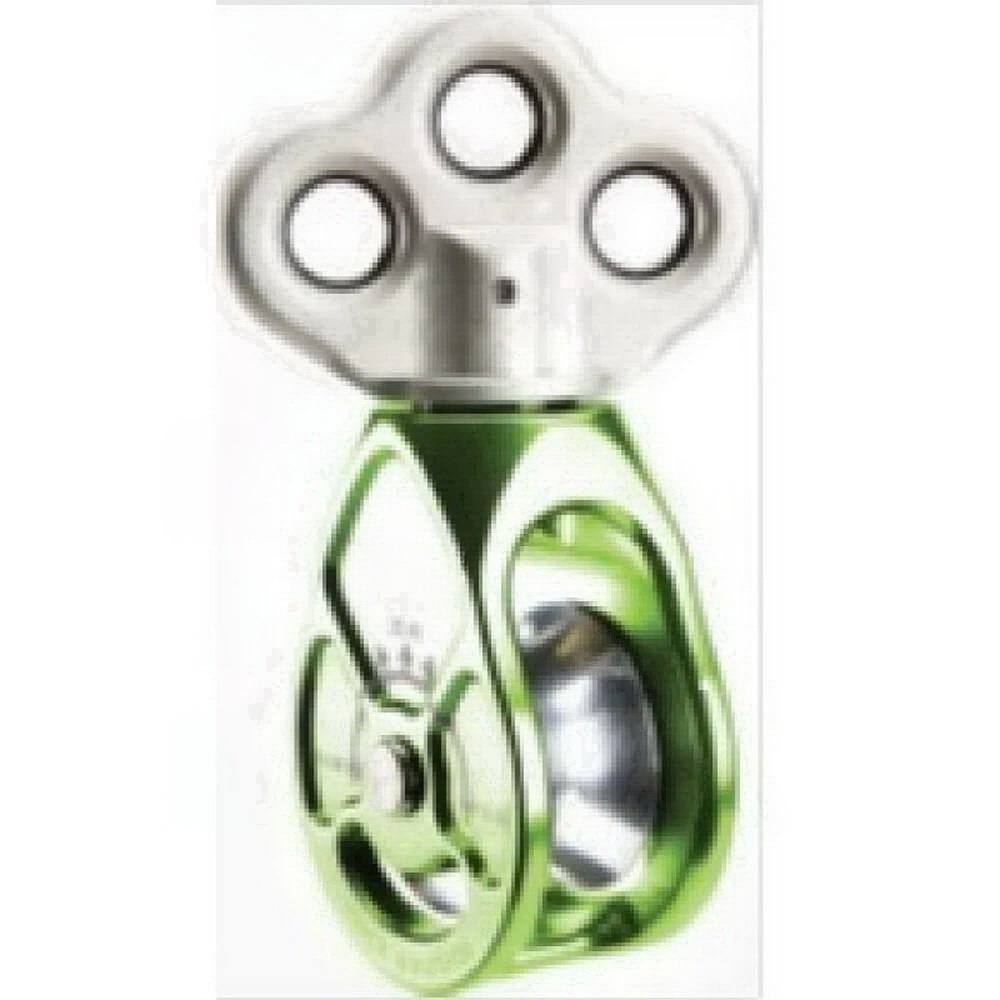 MAMIGA Polea Notch Multifunción Rook Triple con Swivel 28 kN Alu 8 a 13 mm EN12278 FS