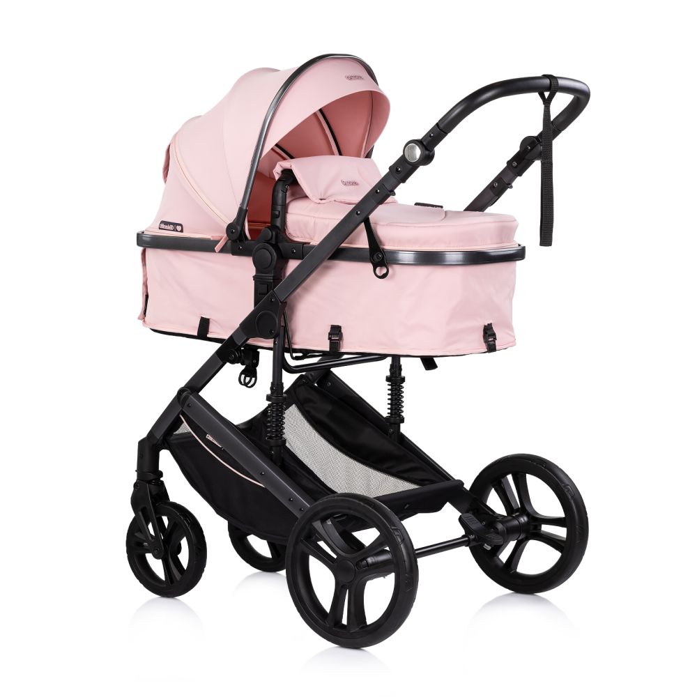Carrito de Bebé AMORE Chipolino Dúo Convertible con Asiento Transformable en Capazo y Reversible