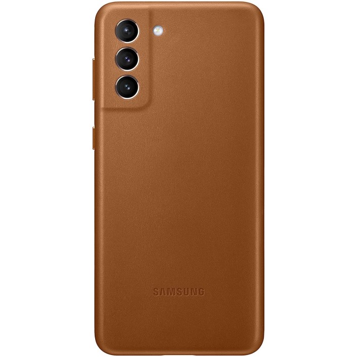 Funda Samsung En Piel para Galaxy S21 Plus Color Marrón Modelo EF-VG996LA Nuevo
