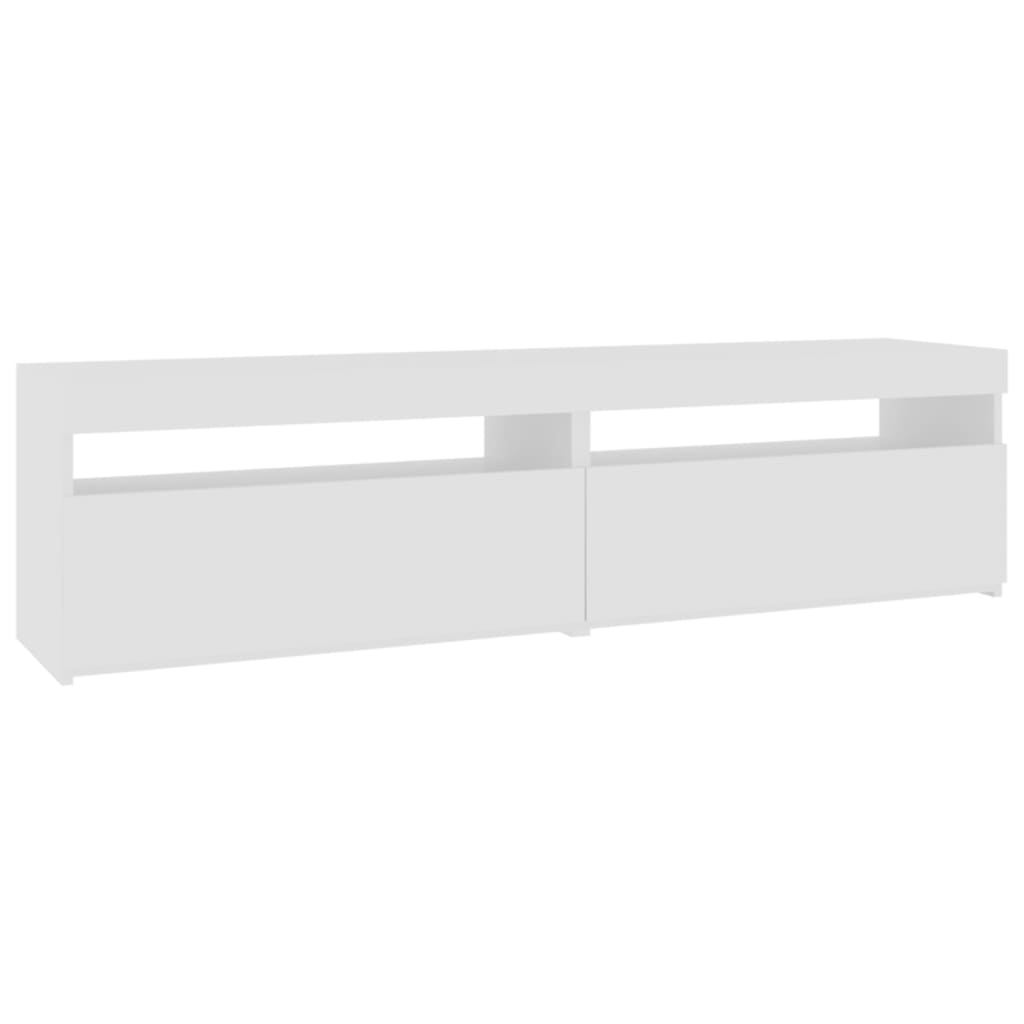 vidaXL Mueble de TV con luces LED 2 uds 75x35x40 cm, Mueble de Salon, Mueble TV, Mueble TV salon, Mesa de TV, Mueble tele