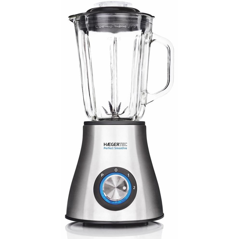 BATIDORA HAEGER VASO 600W 1,5L PERFECT SMOOTHIE, 600W JARRA VIDRIO