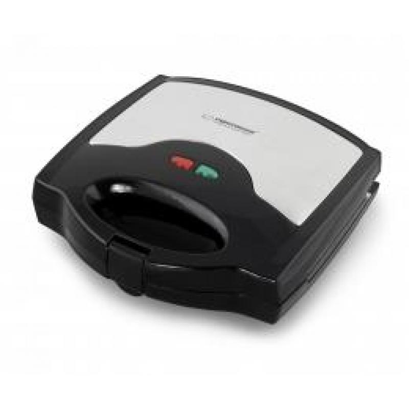 Esperanza EKT005 sandwichera 700 W Negro, Gris