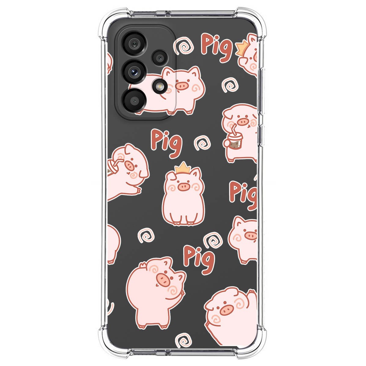 Funda Silicona Antigolpes para Samsung Galaxy A53 5G diseño Cerdos Dibujos