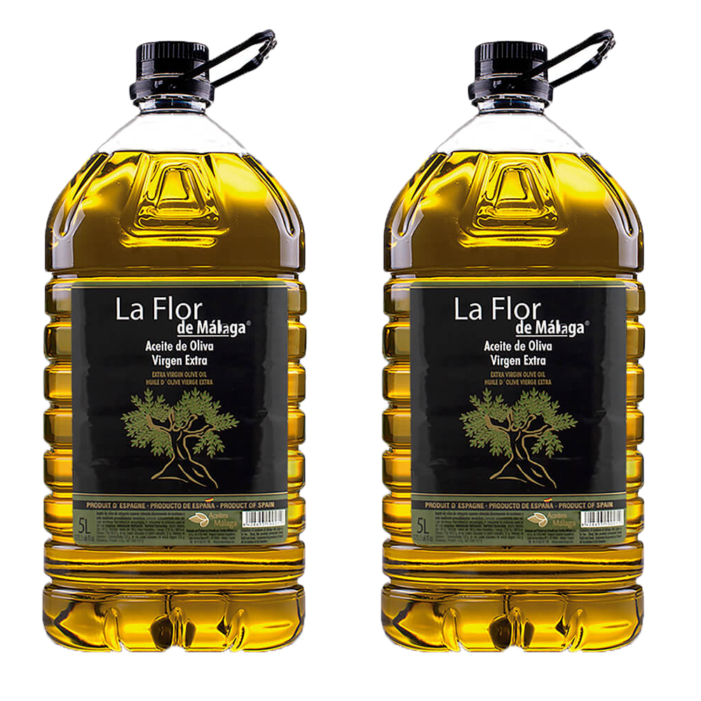 Aceite De Oliva Virgen Extra La Flor De Malaga 5Litros Garantizado Recién Enlatado 100% Fresco