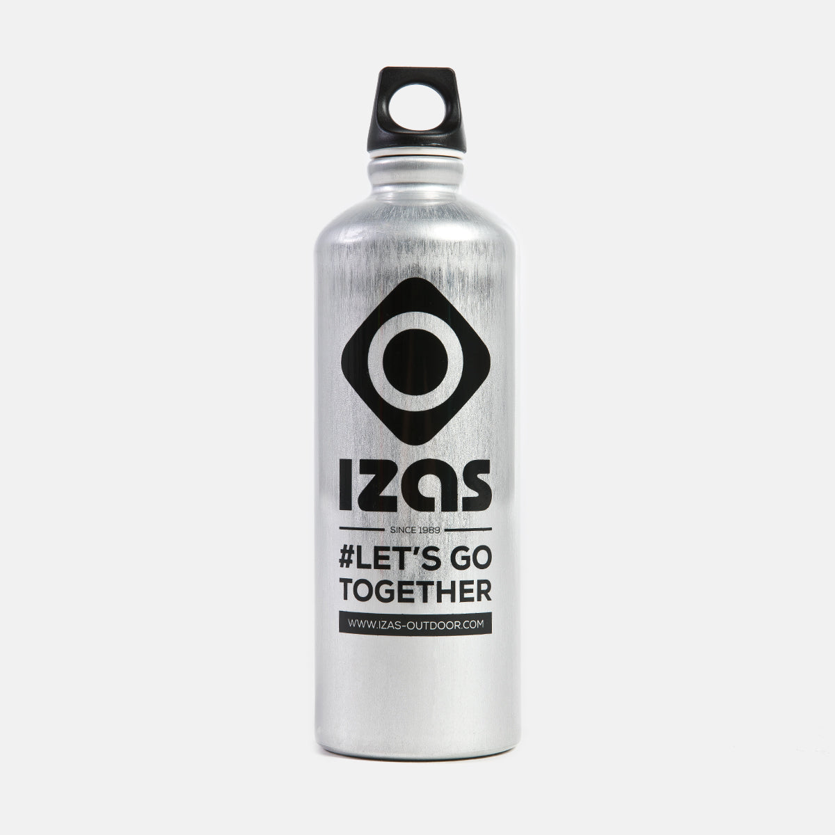 Izas - Botella Térmica de Aluminio Reciclando - Botella de Agua Reutilizable - 0,75 L de Capacidad - Libre de BPA, Ftalatos y Sustancias Nocivas - Eco Whitby Color Aluminio
