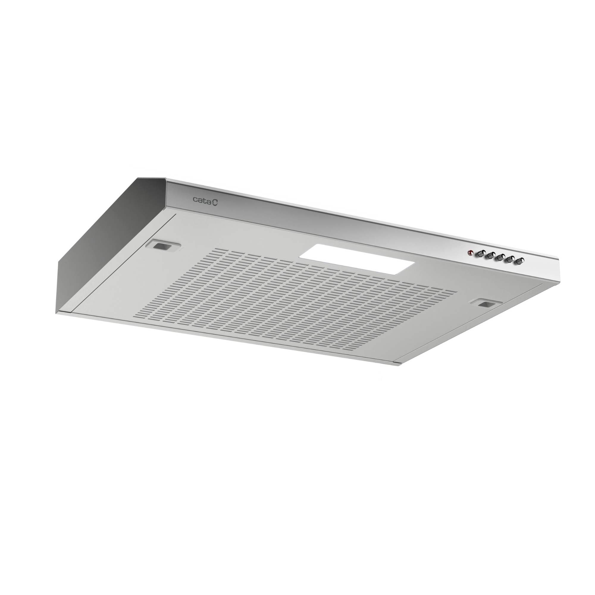 Cata Campana Extractora LFK 6001 X Panel Control Mecánico 3 niveles Extracción Motor Extra Silencioso Bajo Nivel Sonoro 56 dB Fácil Instalación Ancho 60 cmGran Extracción 195 m3/h LED Color Gris