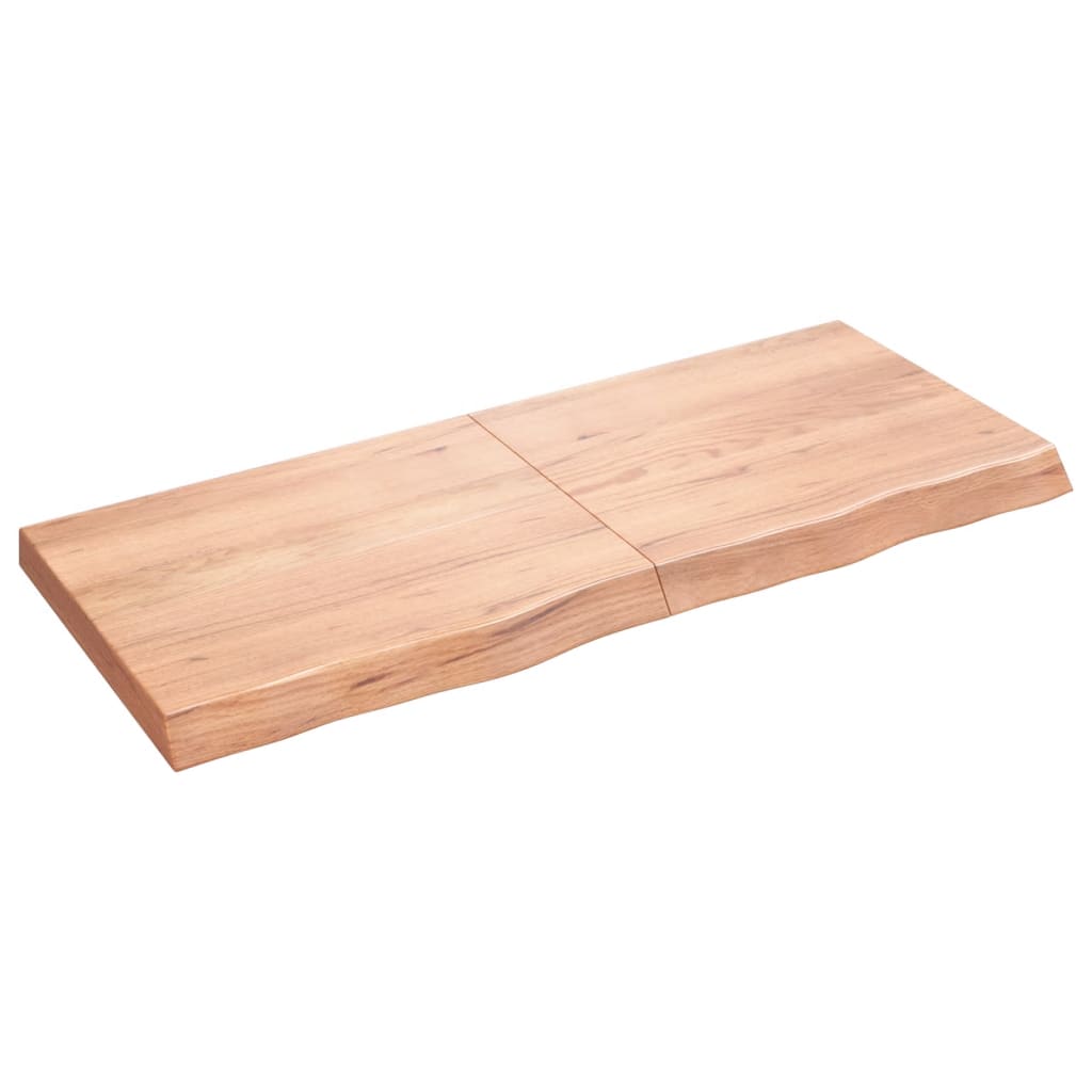 vidaXL Encimera de Baño Tablero Plegable de Mesa Madera Tratada Color Marrón claro,  Natural,  Gris oscuro y mas