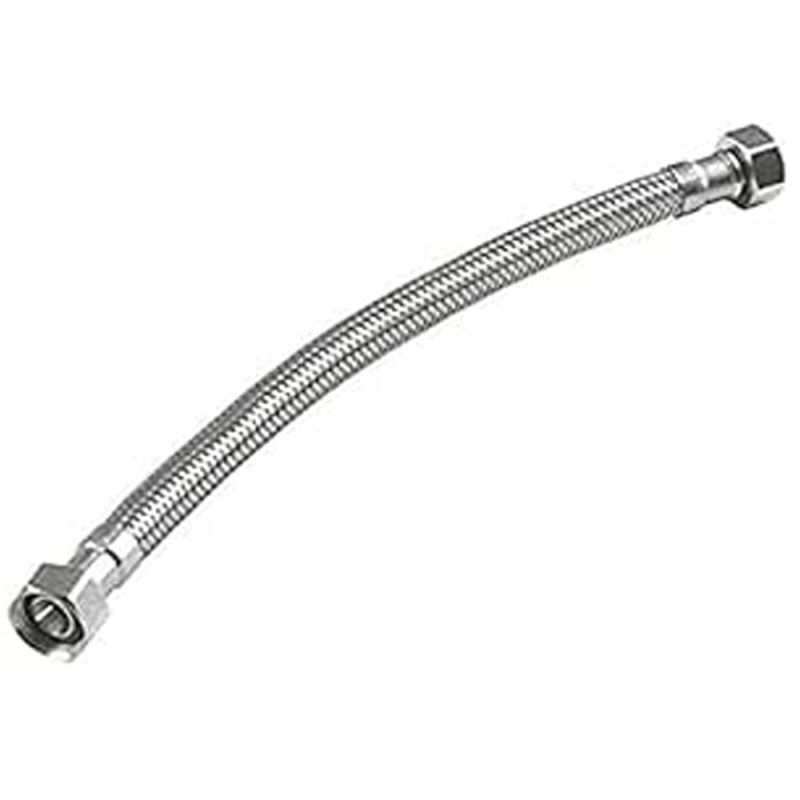 SUINGA Latiguillo de Fontanería 50cm, 1/2" Macho - 1/2" Hembra | Latiguillo Inoxidable | Latiguillo de Grifo Flexible