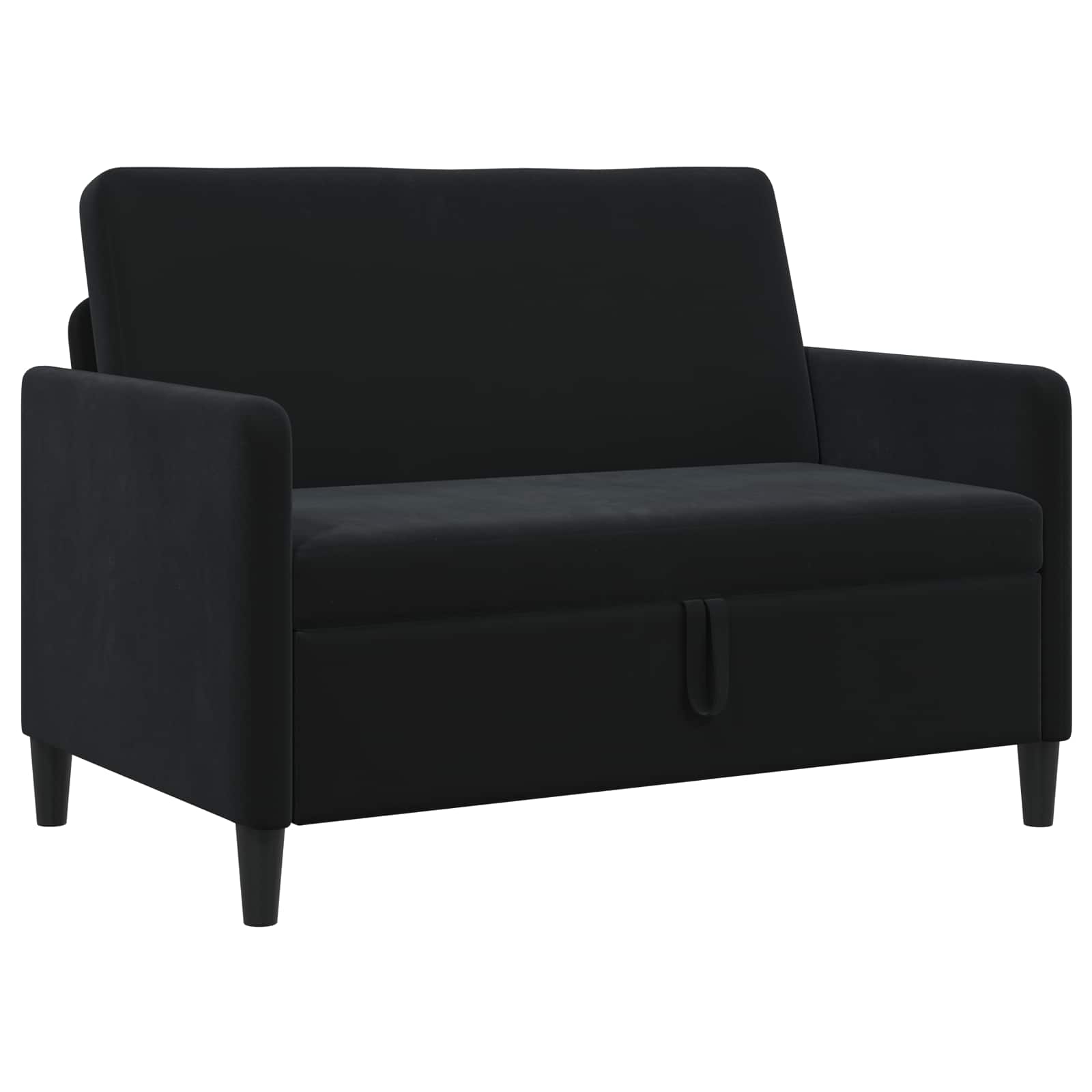 vidaXL Sofá con almacenamiento 122 x 78 x 87 cm Poliéster Multicolor