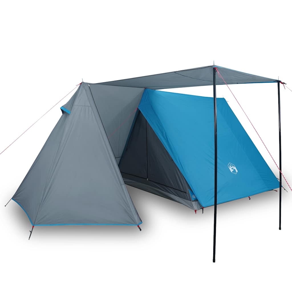 vidaXL Tienda de Campaña para 3 Personas Impermeable Toldo Camping Carpa Color Azul,  Gris y naranja,  Verde y mas