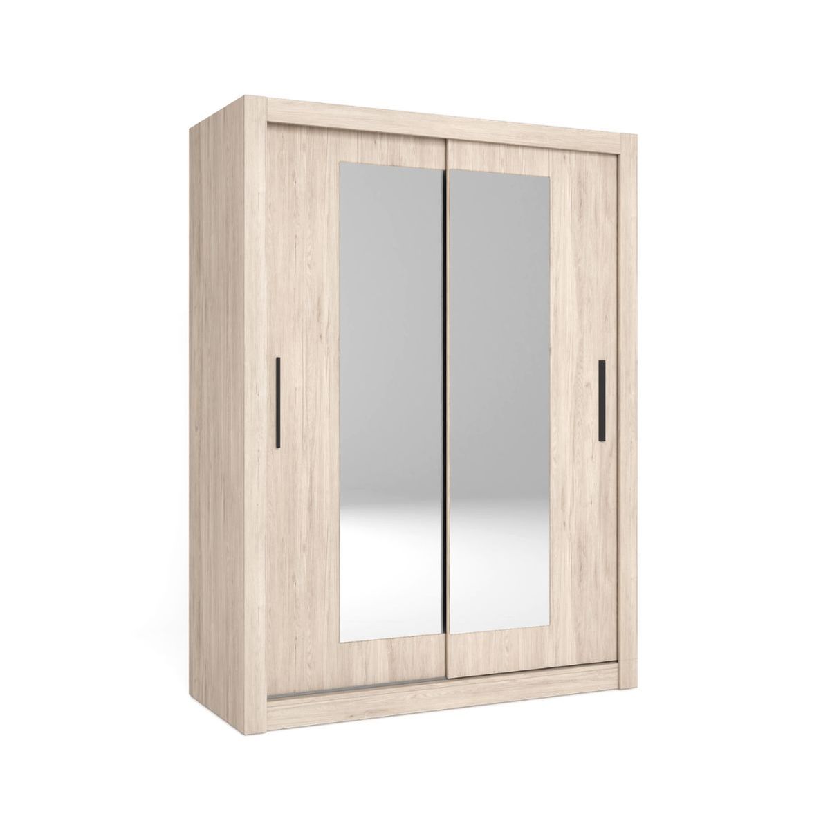 Armario Sava 2 puertas correderas con espejo 201x150x58,7 cm