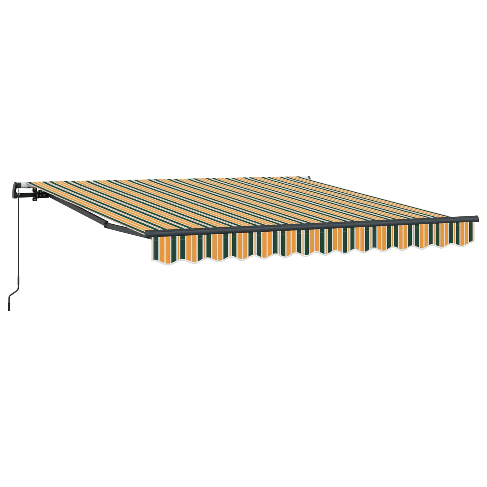 vidaXL Toldo Retráctil Poliéster y Acero 300 x 250 cm Multicolor