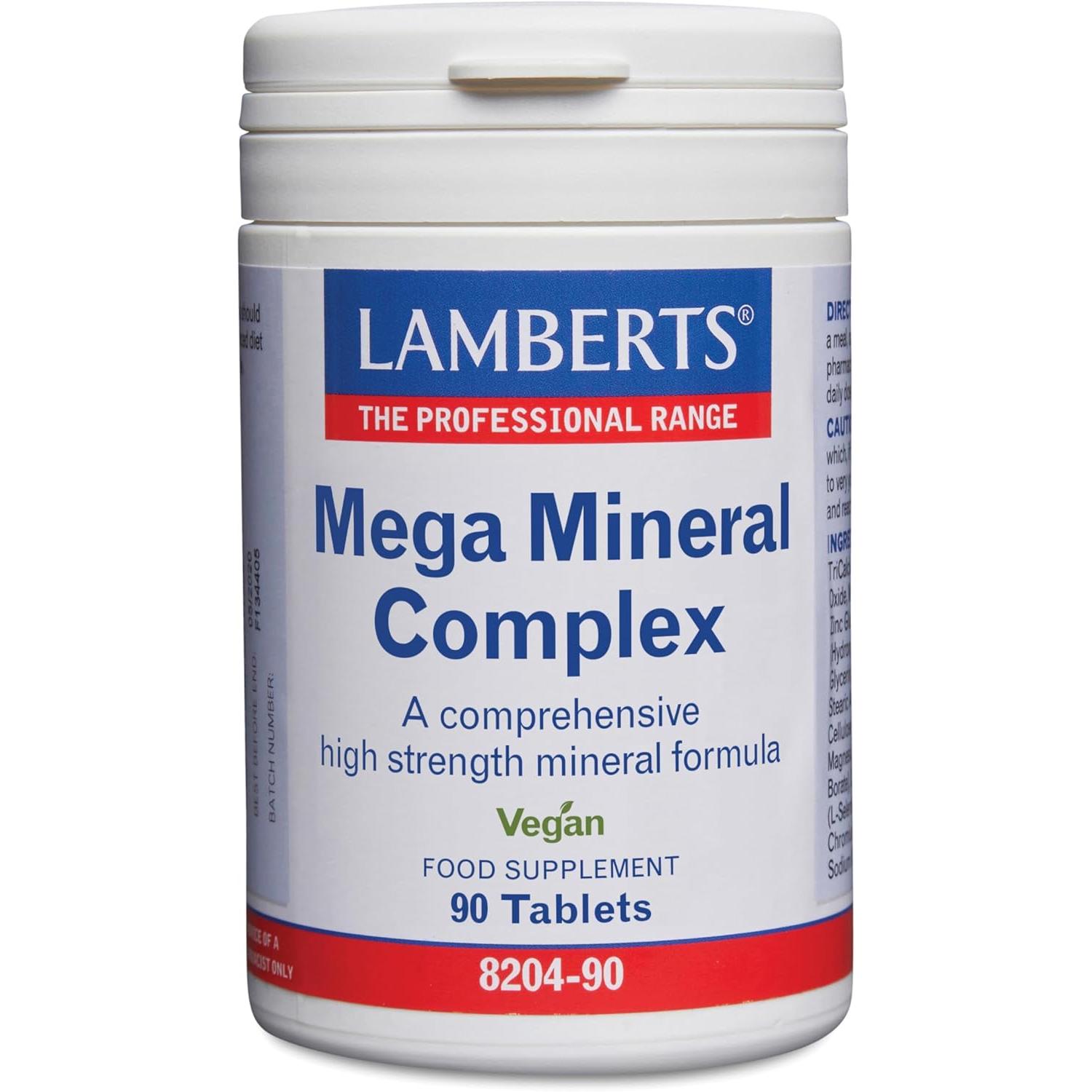 Lamberts Mega Mineral Complex - 90 Tabletas