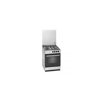 Meireles - Cocina mixta E541XNAT de 54 cm con 3 quemadores a gas butano y propano, horno eléctrico termoestático de 55 L y clase energética A blanco