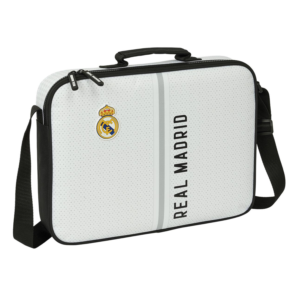 CARTERA EXTRAESCOLARES REAL MADRID 1ª EQUIP. 24/25 38X28X6 CM (Real Madrid 612454385)