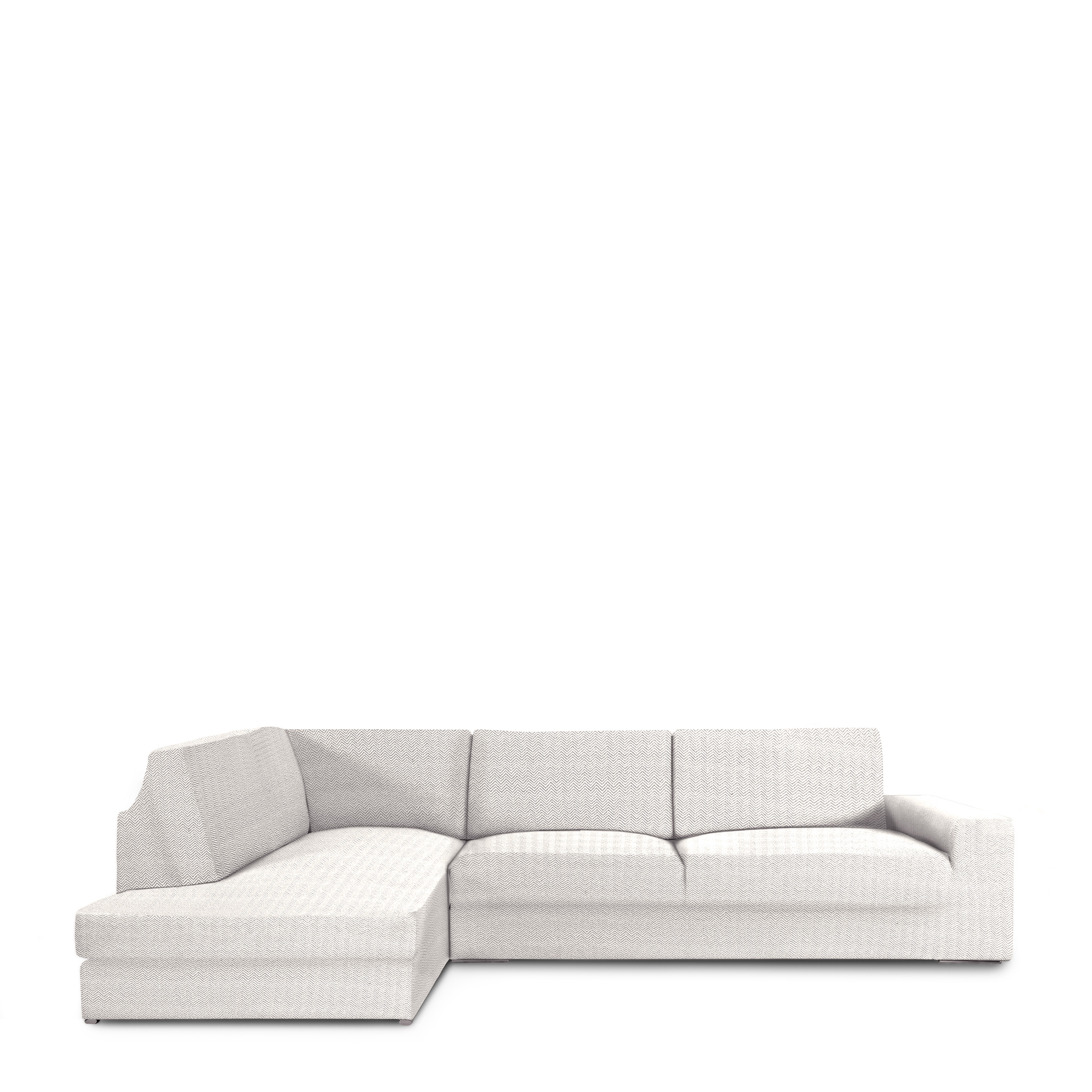 Fundas de sofa chaise longue con respaldo premium jaz izquierda (Mirando de frente) c/0, Tamaño izquierda, 170x310x110cm, Fábricada en España