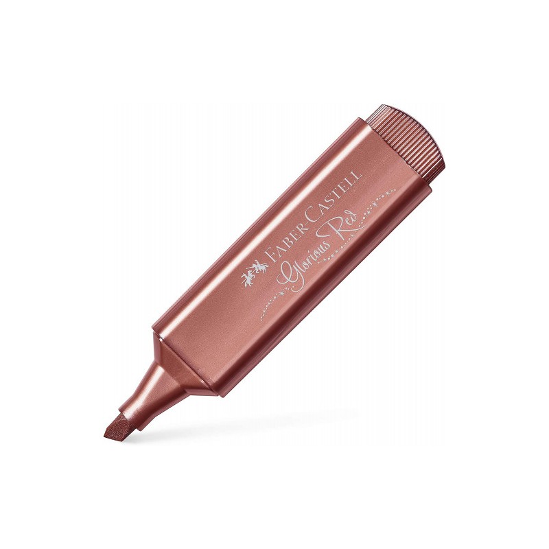 Faber-Castell - Textliner 46 marcador 1 pieza(s) Metallic red 154673