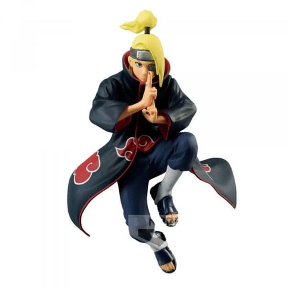Banpresto - Figura Deidara Naruto Shippuden Vibration Stars de 13 cm para coleccionistas y fans del anime, diseño dinámico y detalles excepcionales