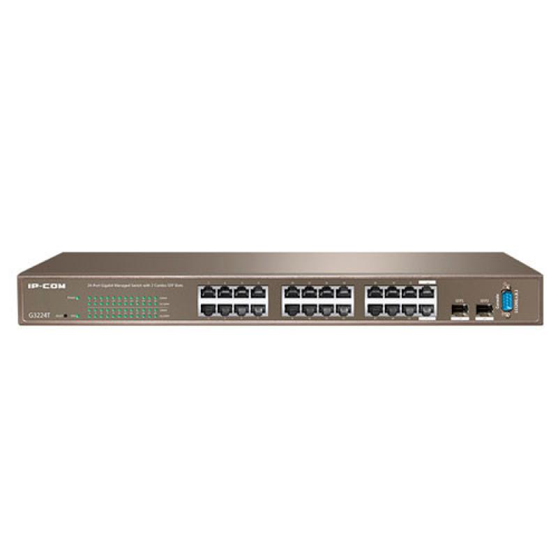 Ipcom Full Management Switch G3224t 24-ports Gigabit L2 Management Switch With 2 Combo Sfp Ports,1 Console Port (g3224t)