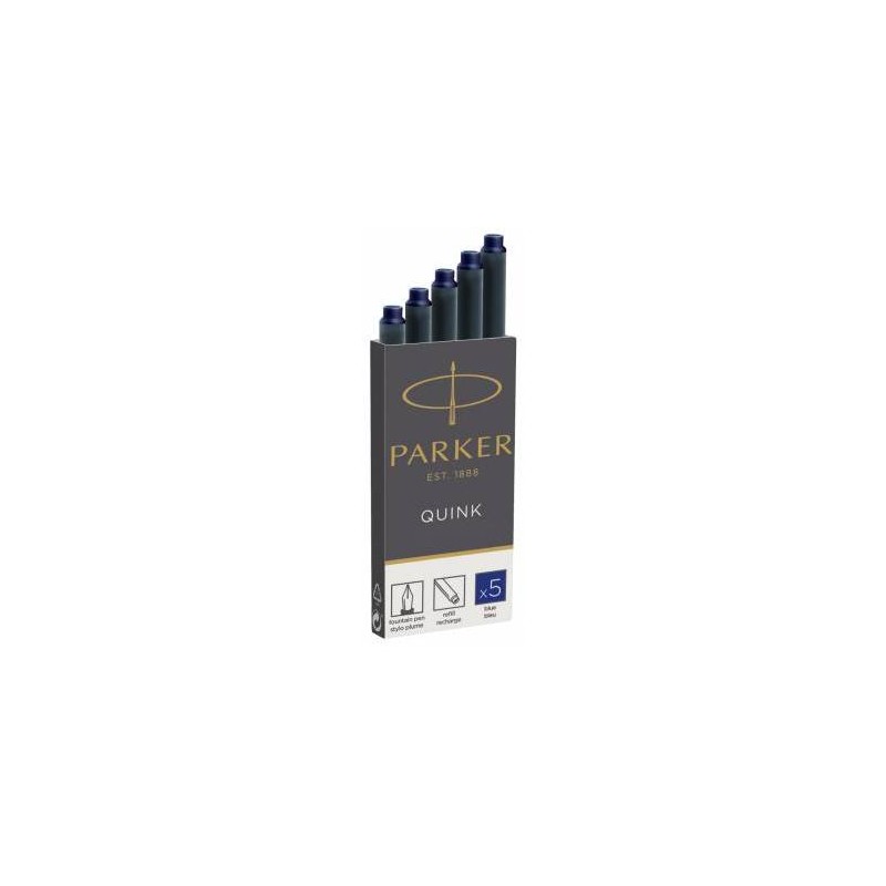Parker - 1950384 Recambio de bolígrafo Azul 5 pieza(s) 1950384
