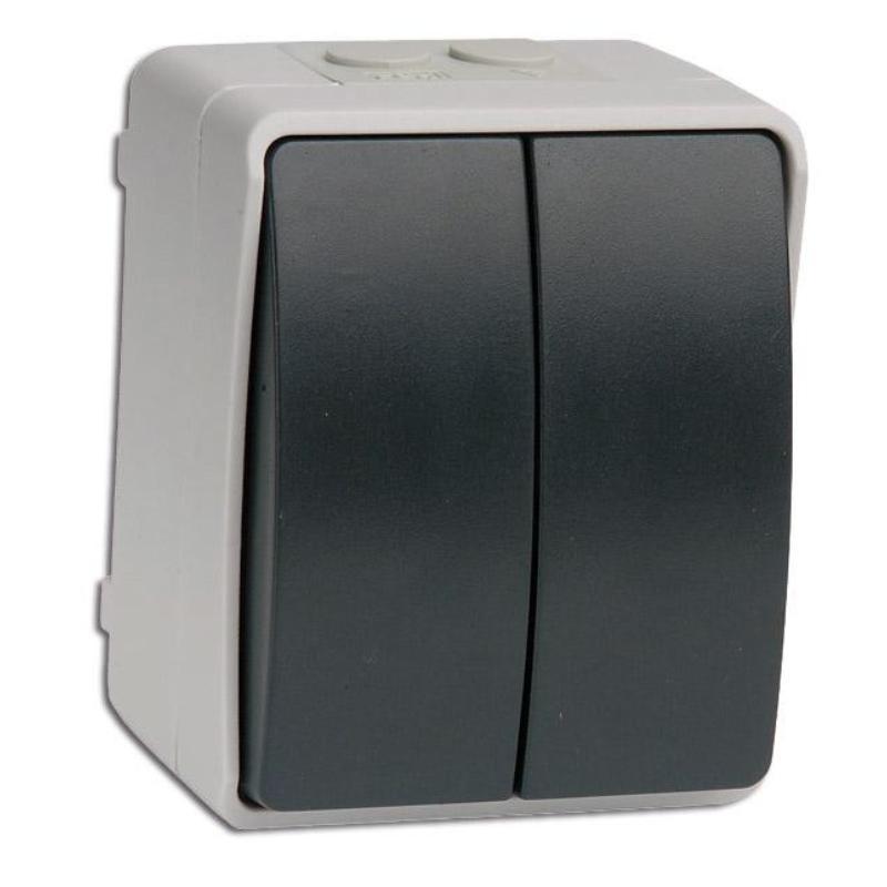 Simon estanca superf.interr-conmut.doble 10-16a 250v ms535203