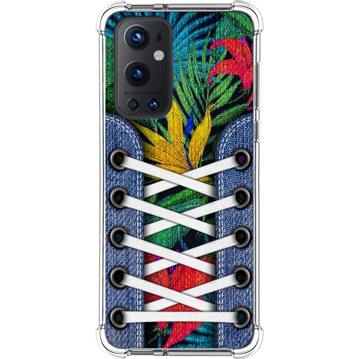 Tumundosmartphone Funda Silicona Antigolpes para OnePlus 9 Pro 5G diseño Zapatillas 12 Dibujos