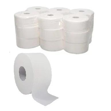 Papel Higiénico Industrial - 2 Capas 100% celulosa - 18 Rollos Papel Higienico - 330 gr x Rollo - Compatible con Dispensadores - Suave y Resistente - Papel WC Industrial
