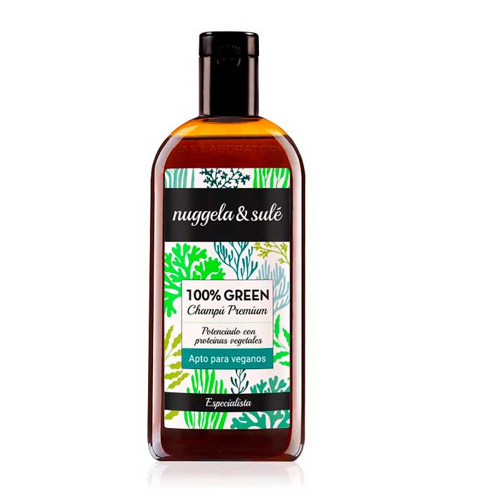 Champú Nuggela&sule 100% Green 250ml - Fortalece y Mejora el Volumen del Cabello