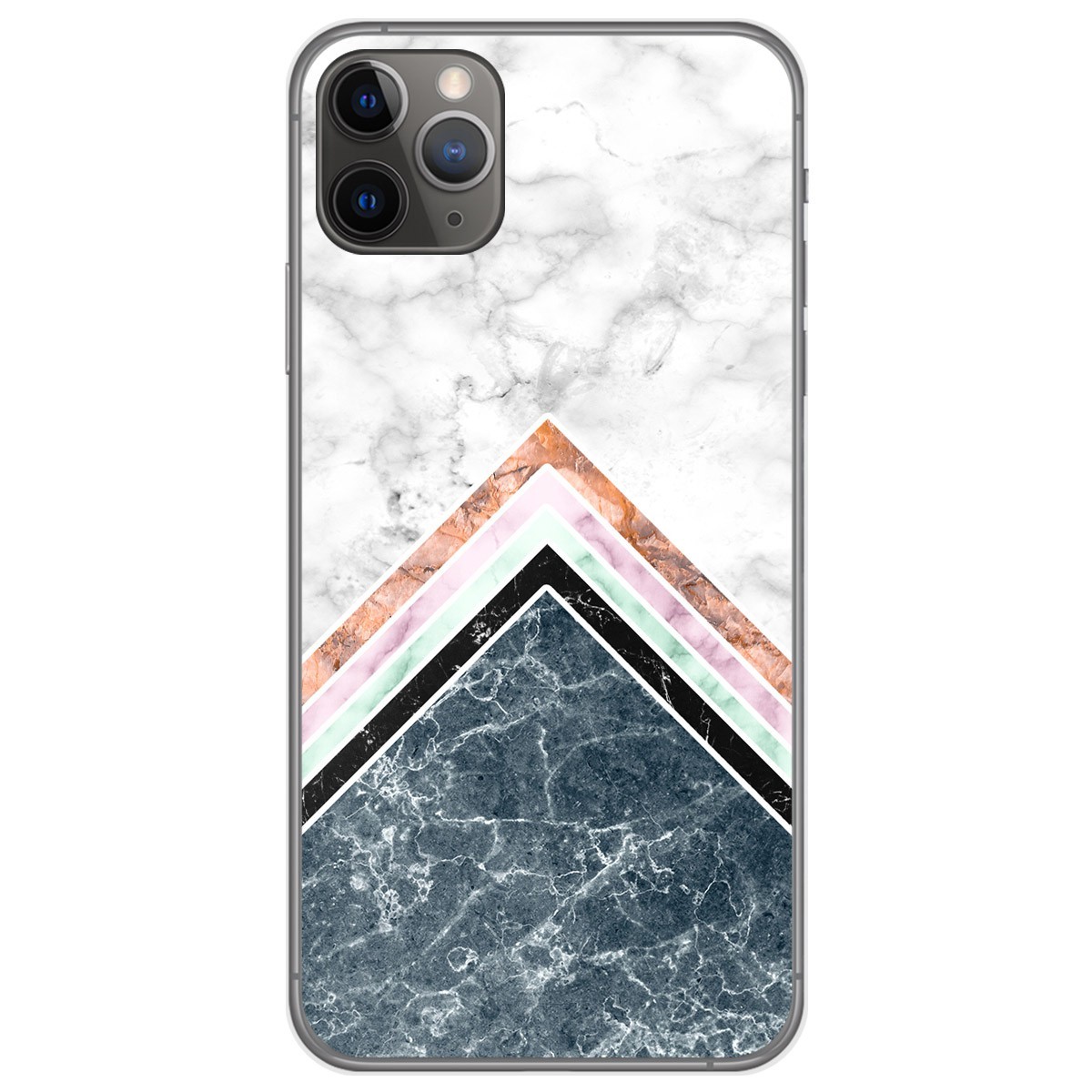 Tumundosmartphone Funda Gel Tpu para Iphone 11 Pro (5.8) diseño Mármol 05 Dibujos