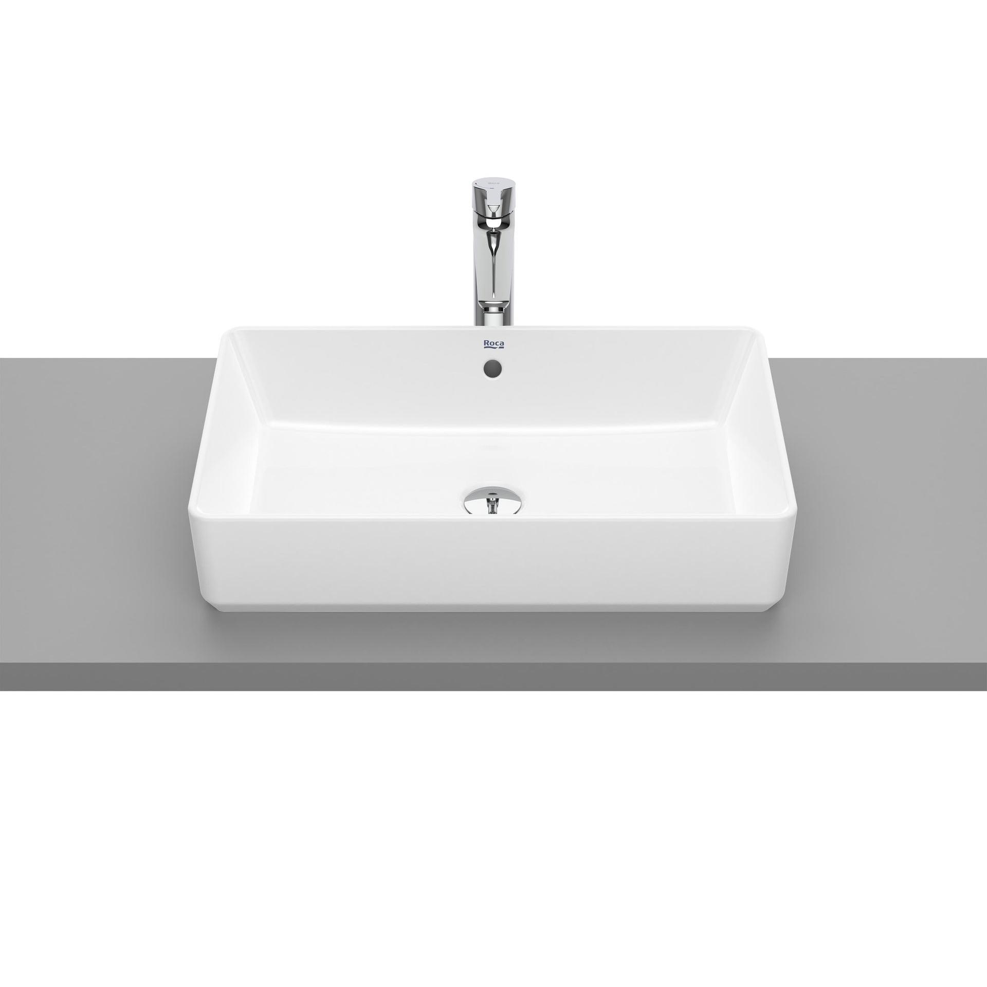 ROCA A3270Y2000 THE GAP SQUARE Lavabo Sobre Encimera Blanco - ref: A3270Y2000