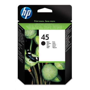 Cartucho de tinta original HP 45 grande negro