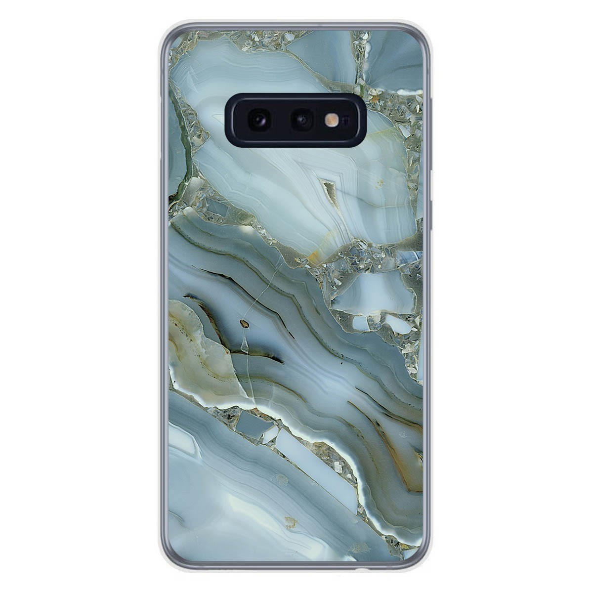 Tumundosmartphone Funda Gel Tpu para Samsung Galaxy S10e diseño Mármol 09 Dibujos