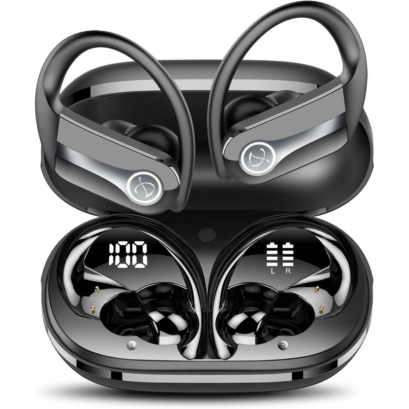 Dascert Auriculares Inalámbricos Deportivos, Bluetooth 5.3, para Running,  Cascos In-Ear IP7 Impermeables con Mic, CVC8.0 Cancelación de Ruido, 48H  Estéreo : : Electrónica