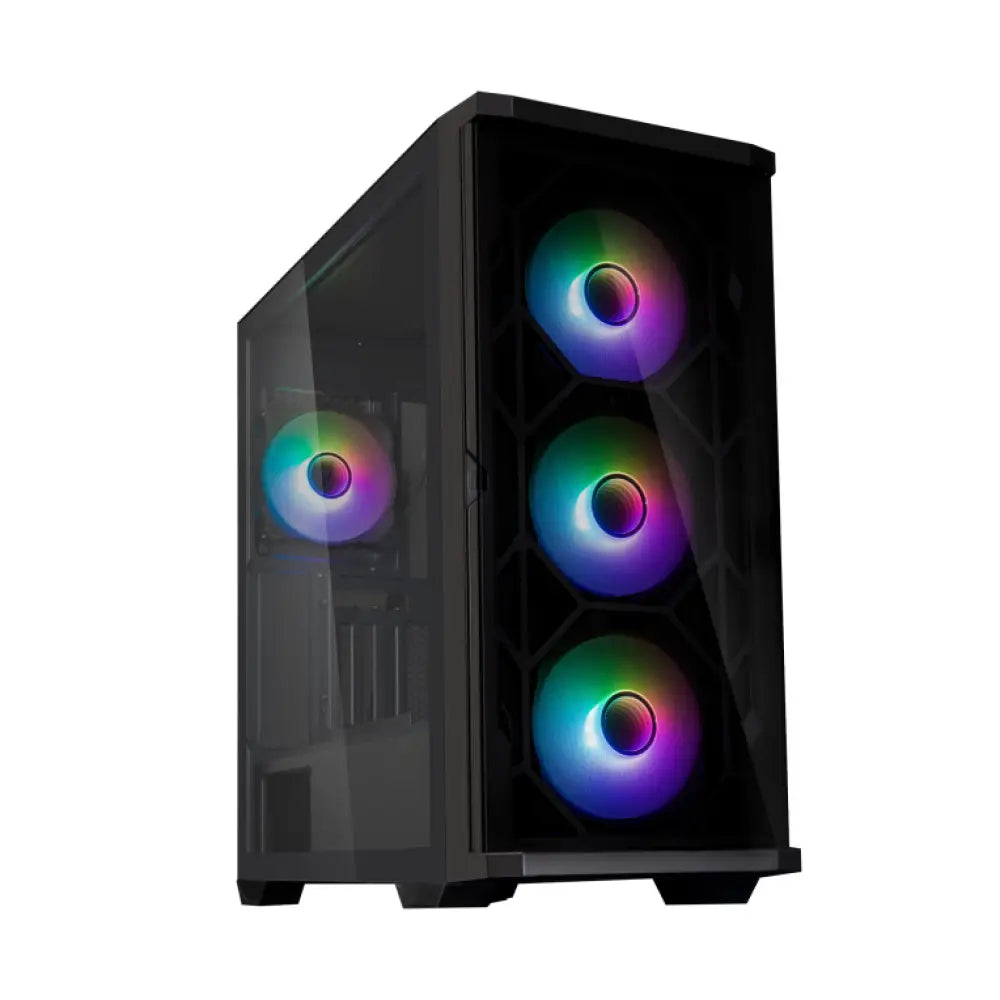 Torre PC Carcasa Zalman Z10 DUO Torre Mediana Negro ATX Vidrio Templado
