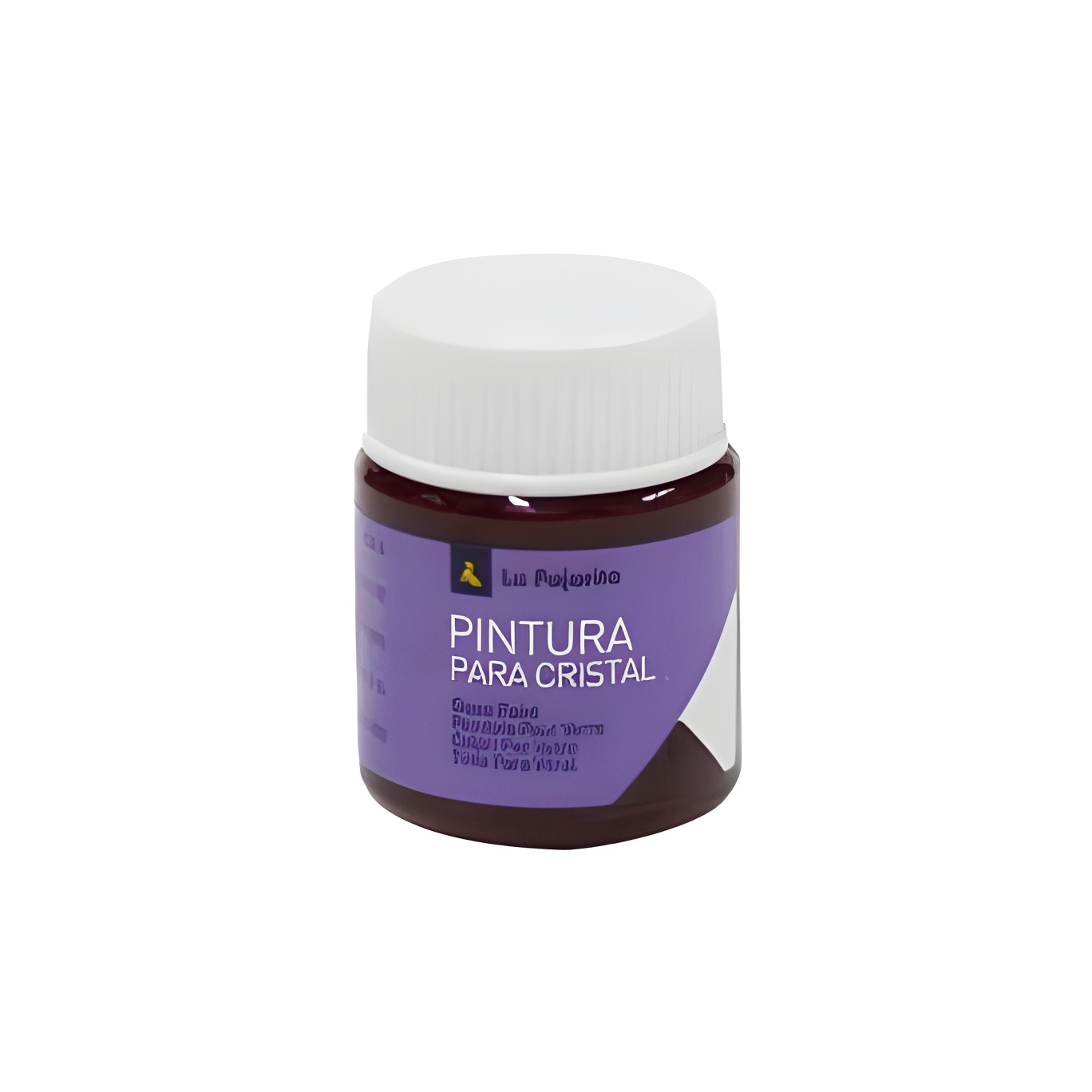 Pintura para cristal al agua ca-03 rojo. 25ml la pajarita 189071