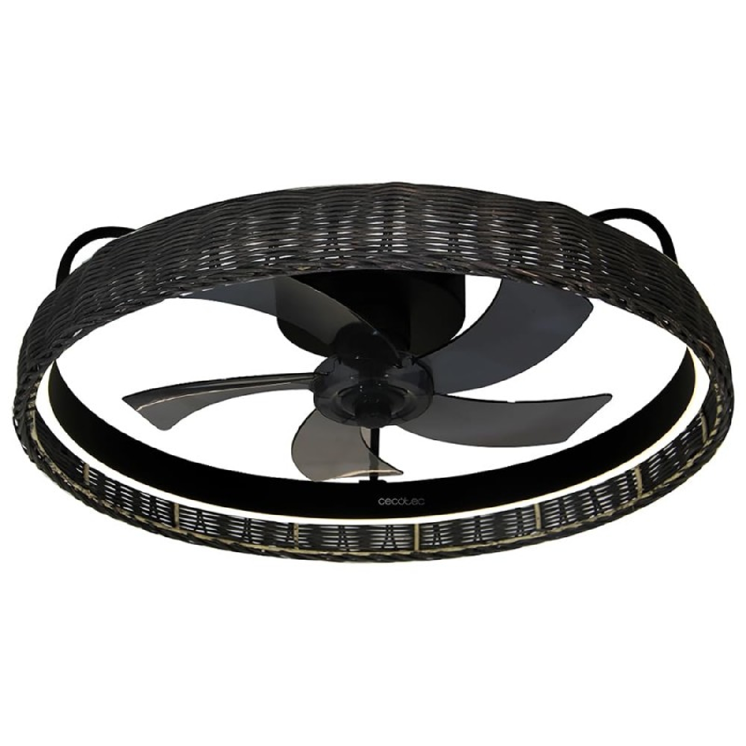 Cecotec Ventiladores de techo con luz EnergySilence LampAero 600 Black Design