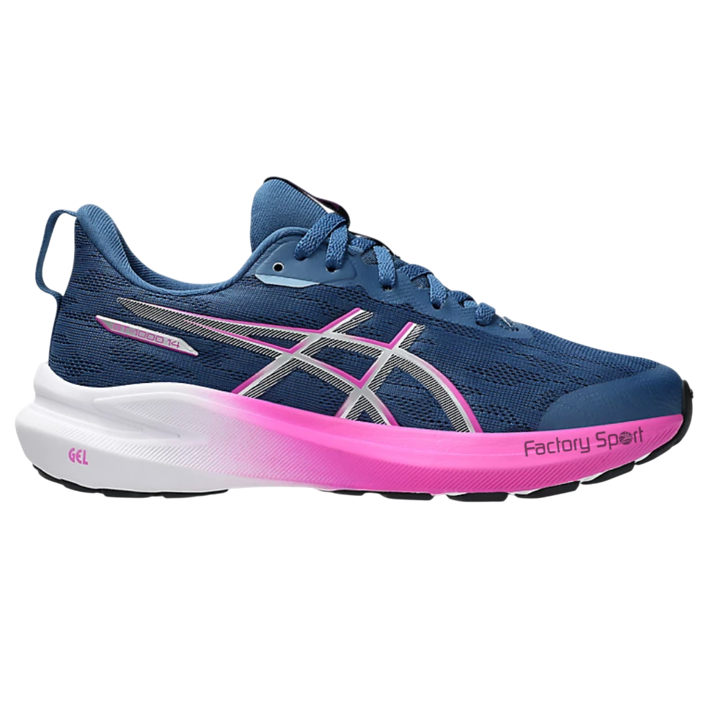 ASICS GT 1000 14 GS GEL MARINO/FUCSIA/PLATA 402 PARA MUJER