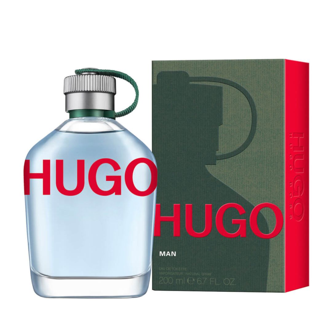 Hugo Boss - Hugo Man 200 ml. Eau de Toilette para Hombre | Fragancia Amaderada/Aromática