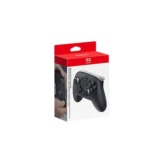 Mando Nintendo Switch 2 - Nintendo Pro, Nintendo Switch 2, Bluetooth, Vibración HD 2, Botón C para GameChat, Negro