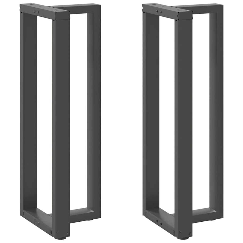 vidaXL Patas para mesa de bar en forma de T (2 unidades) 40 x 35 x (110-111) cm, acero