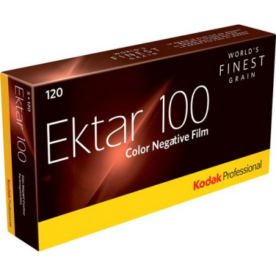 Carrete Kodak película analógica 5 Pack 120 EKTAR 100  FILM