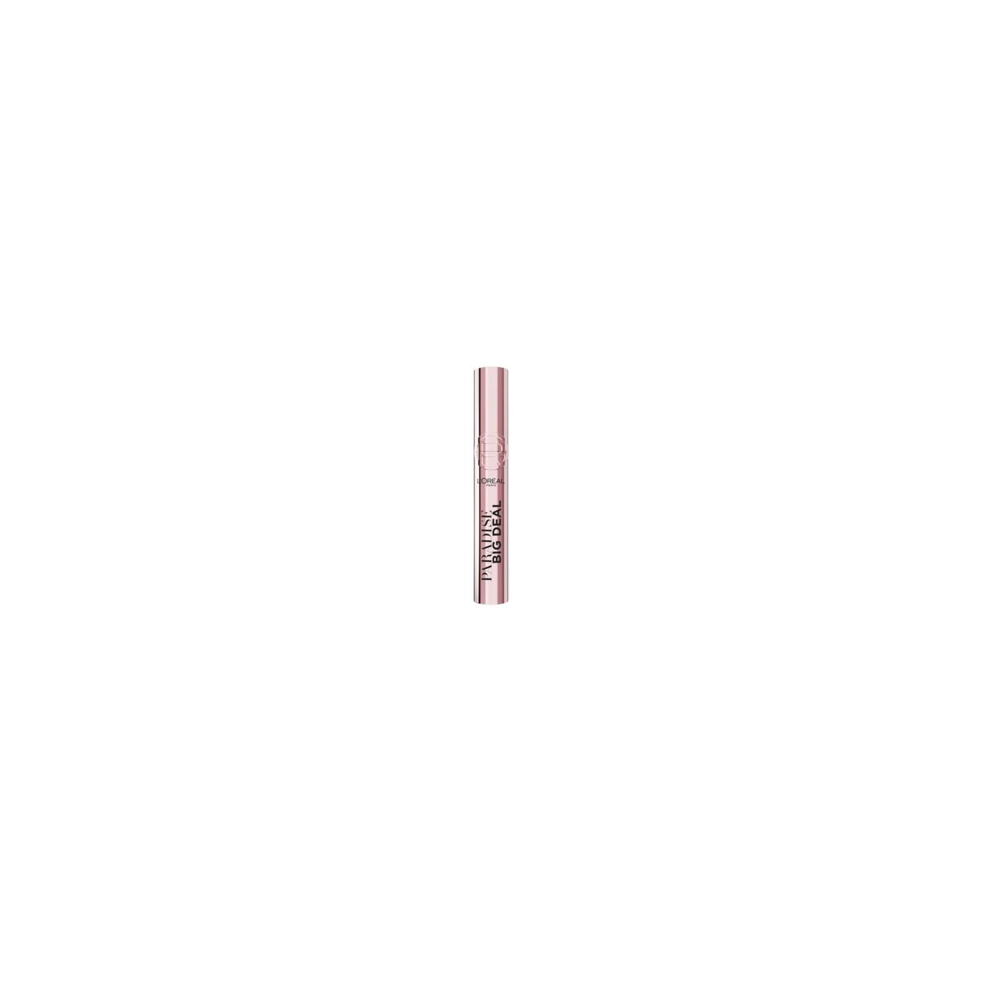 L'Oréal Paris - Máscara para pestañas Paradise Big Deal con fórmula ligera anti-grumos, volumen impactante y longitud modulable para maquillaje mujer de larga duración hasta 24 horas