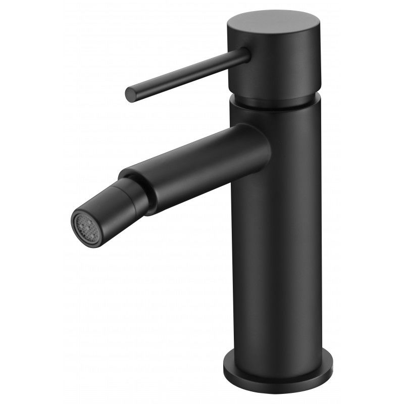 Imex Milos BDYS045-2NG grifo monomando de bidé de latón negro mate