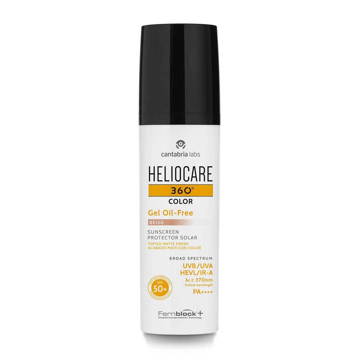 Heliocare - Heliocare 360º gel oil free color beige spf 50+ 50ml