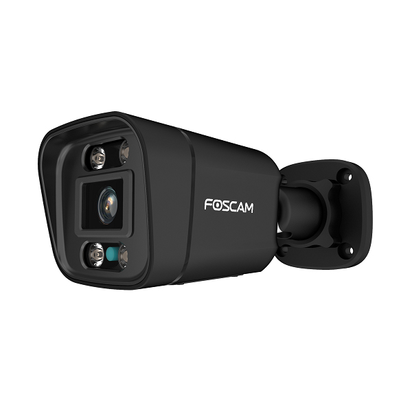 Foscam V5EP - Cámara de vigilancia (5 MP, 3072 x 1728), PoE, Foco Integrado y Sirena