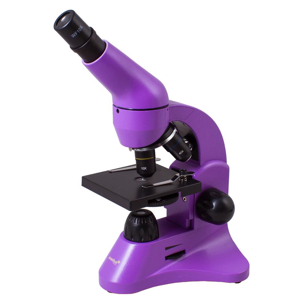 Microscopio Levenhuk Rainbow 50L - Regalo Increíble - Ampliación Hasta 800x